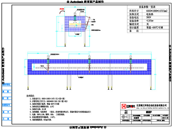 無(wú)動(dòng)力隧道爐6米